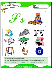 S Sesi Çalışma Sayfaları